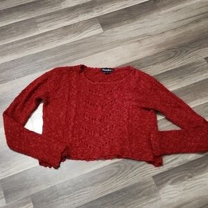 Chocolate Red Sweater Size Large